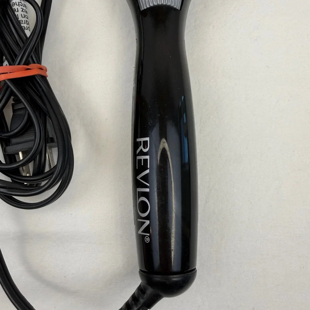 Revlon Curling Iron Grey‎ and Black 1.5 Inch Barrel Hair Styler Tested Working